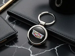 Cadillac Portachiavi Logo Metallo Premium Personalizzato